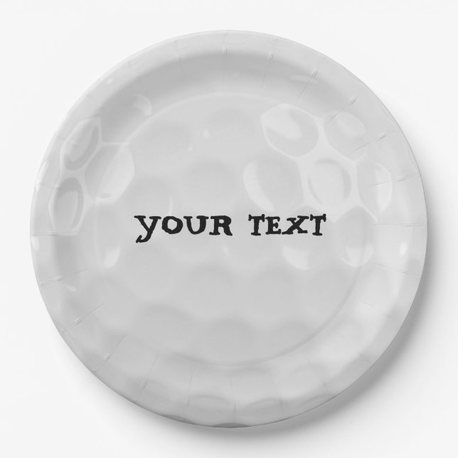 Customize Golf Ball Plate (Front)