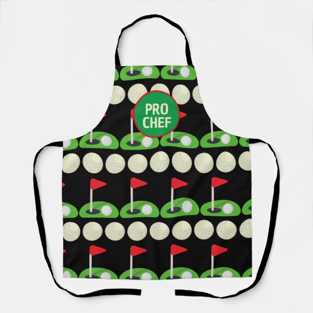 Customize Golf Pro Chef All-Over Print Apron (Front)