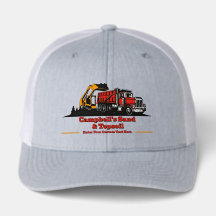 Customize Gravel Truck Skid Steer Contractor Hat