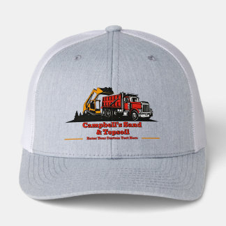 Customize Gravel Truck Skid Steer Contractor Hat