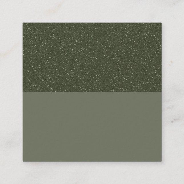 Customize Green Texture Flat Loyalty Card (Front)