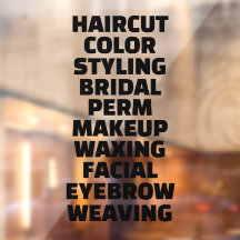 Customize Hair Salon Spa List Of Services Large