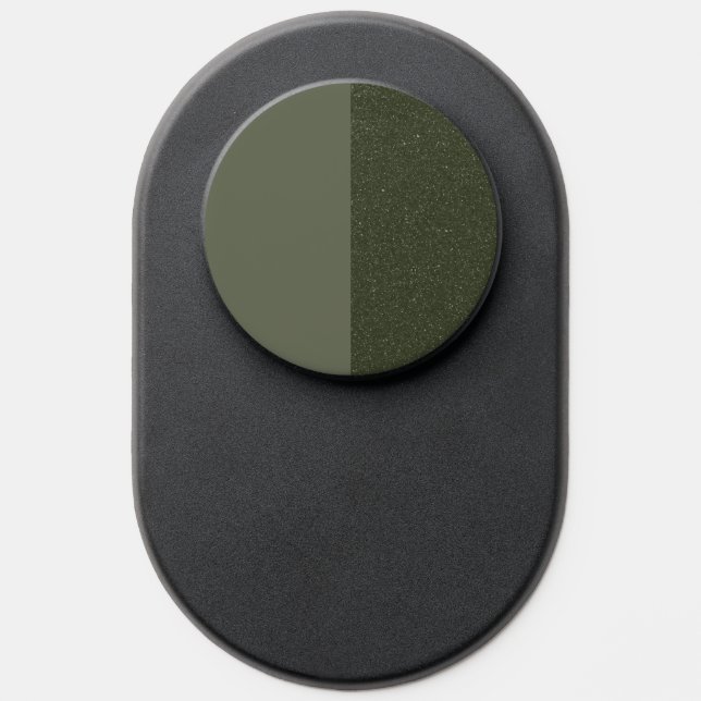 Customize Half Textured Green Phone Grip (Popsocket)