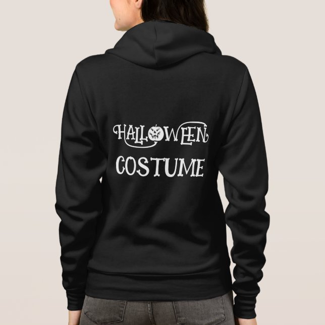 Customize HALLOWEEN COSTUME for Women Funny Gag Hoodie (Back)