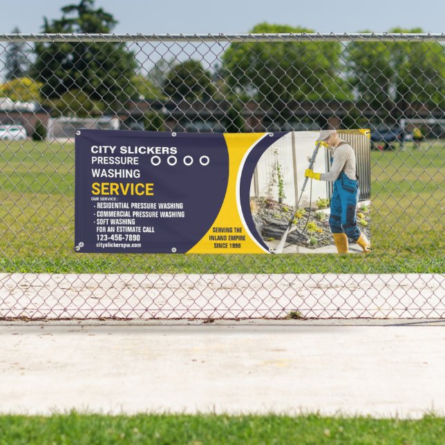 Customize Home Commercial Pressure Washing Banner (Insitu)