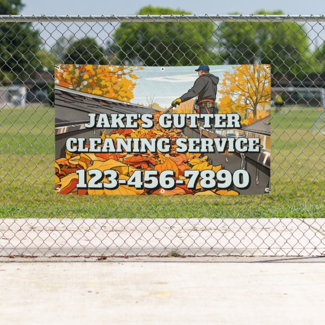 Customize Home Gutter Cleaning Business Promo Banner (Insitu)