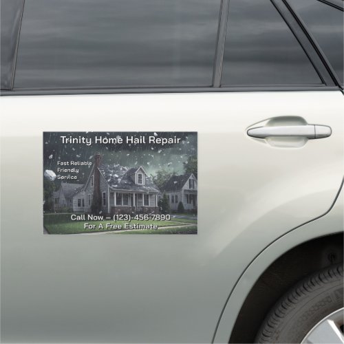 Customize Home Hail Damage Repair Business Truck Car Magnet