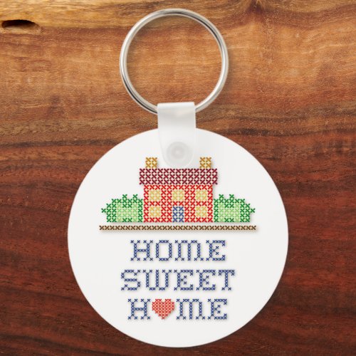 Customize Home Sweet Home Keychain