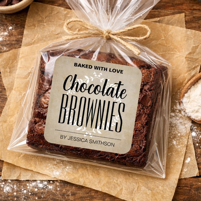 Customize Homemade label CK008brsq (Creator Uploaded)