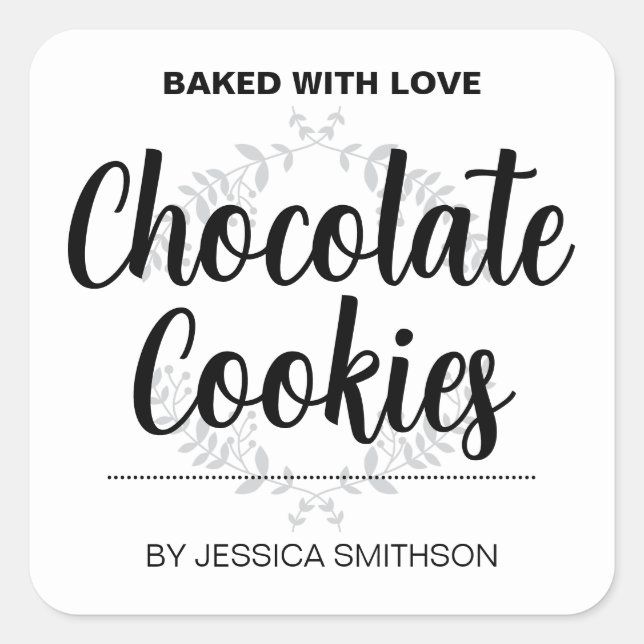 Customize Homemade label HM001_09sq (Front)