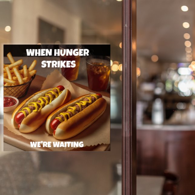 Customize Hotdogs Fries Drink Restaurant Advert   Poster (Creator Uploaded)