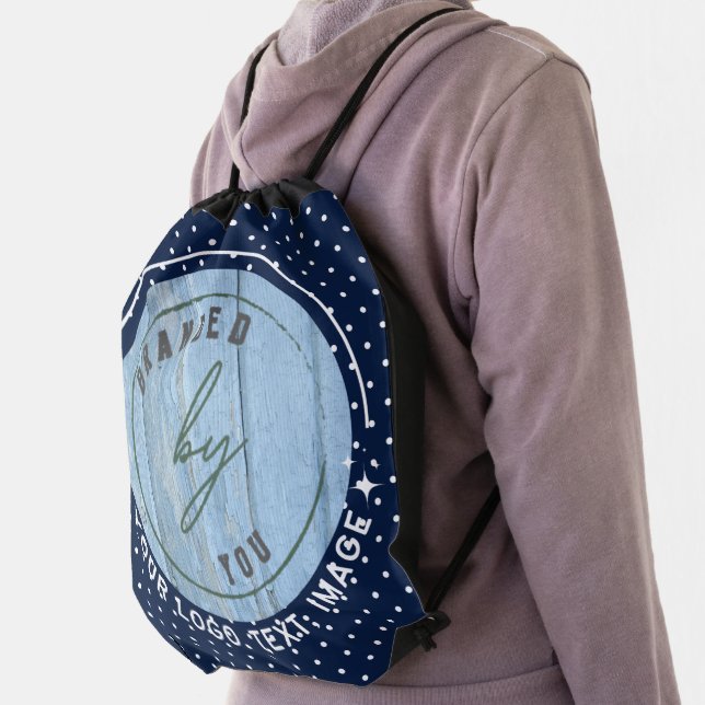 Customize Image & Background | Drawstring Bag (Insitu)