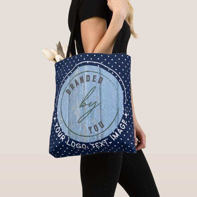 Customize Image & Background | Medium  Tote Bag (Close Up)