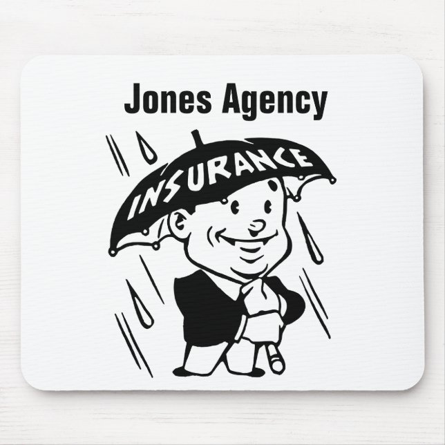 Customize Insurance Agent or Agency Mouse Pad (Front)