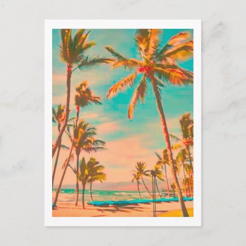 Customize it Aloha Waikoloa Beach Big Island Postcard