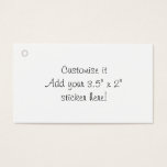 Customize It Blank Gift Tag at Zazzle