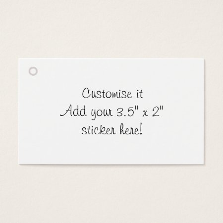 Customize It Blank Gift Tag