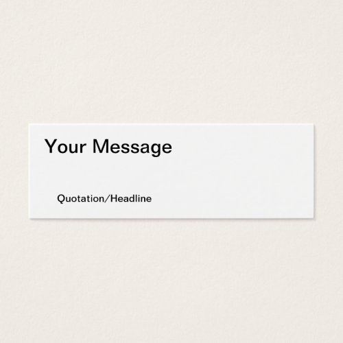 Customize It! Bookmark Business Cards