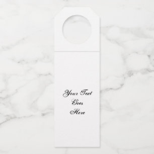Customize It! Bottle Hanger Tag