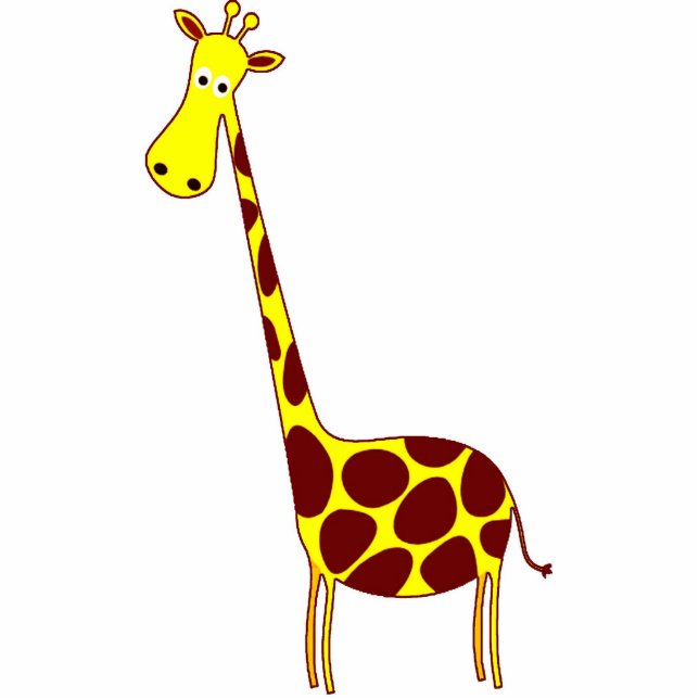 Customize It! Cute Giraffe Design Statuette (Front)