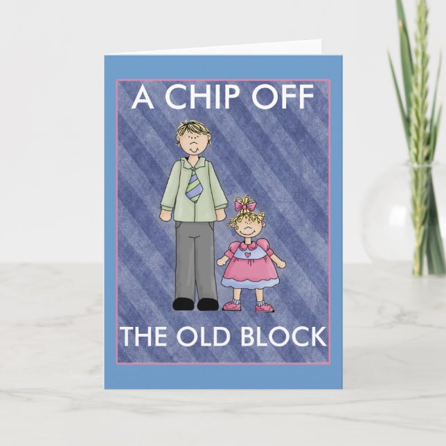 Customize It! Dad and Daughter Card (Front)