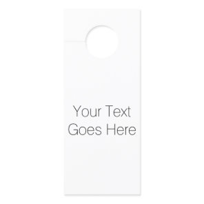 Customize It! Door Hanger