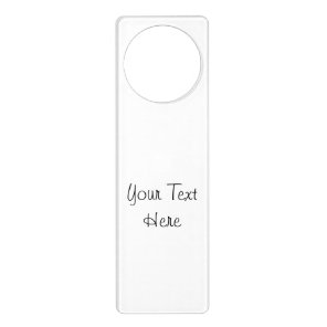 Customize It! Door Hanger