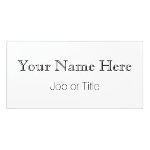 Customize It! Door Sign