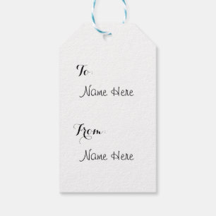 Customize It! Gift Tags
