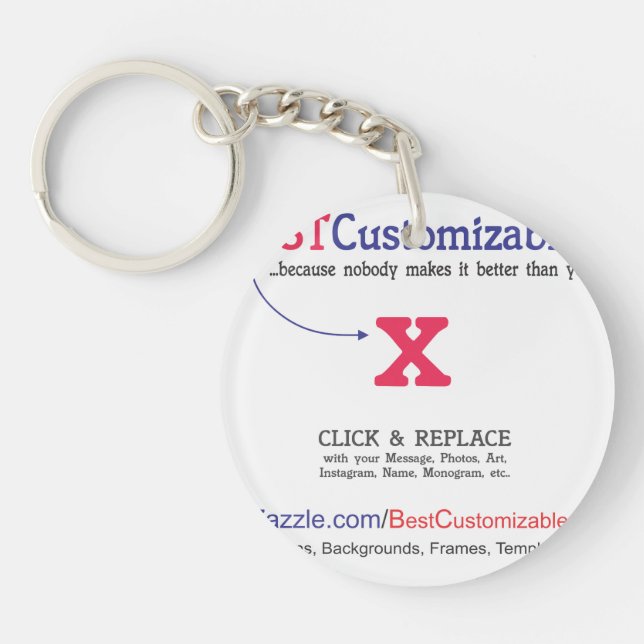 Customize It! Keychain (Front)