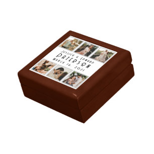 Customize It, Love Photos Modern Personalized Gift Box