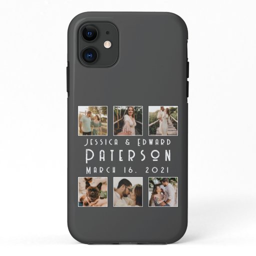 Customize It, Love Photos Modern Personalized Gift iPhone 11 Case