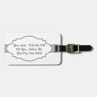 Customize It! Nameplate Luggage Tag