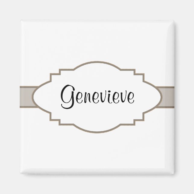 Customize It! Nameplate Magnet (Front)