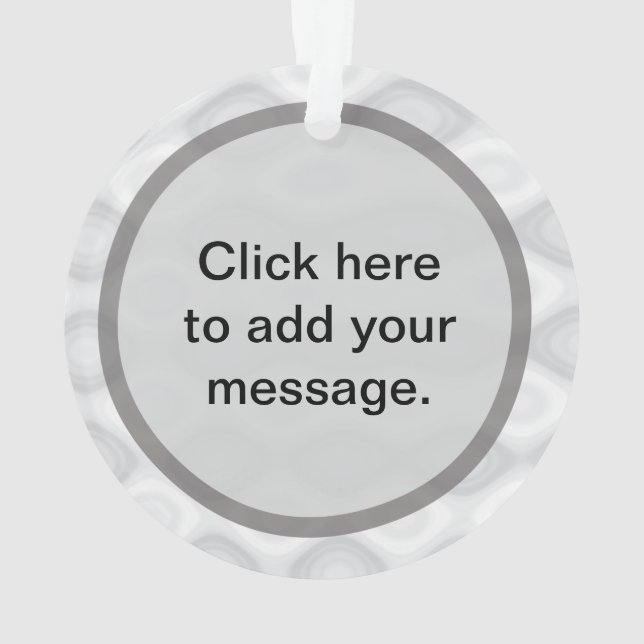 Customize It! Ornament (Back)