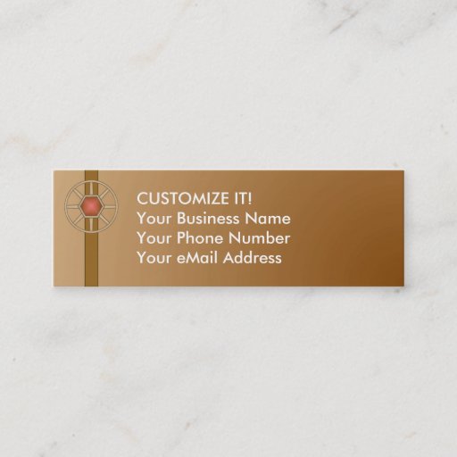 Customizable CUSTOMIZE IT! Personal Profile CARDS Business Card