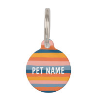 CUSTOMIZE IT Pink Blue Orange Stripes Colorful Fun