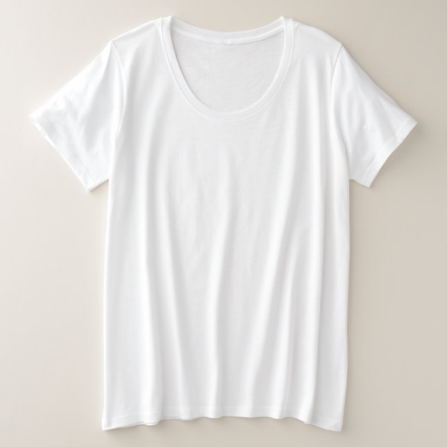Customize It! Plus Size T-Shirt (Design Front)