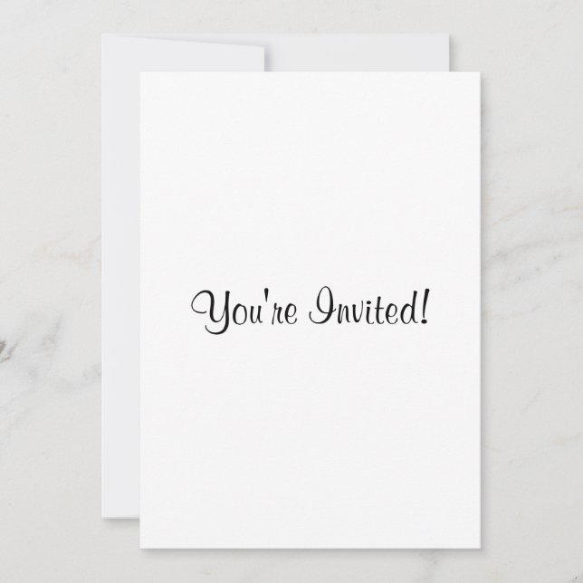 Customize It! Solid Pattern Base Invitation (Front)