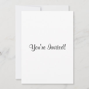 Customize It! Solid Pattern Base Invitation