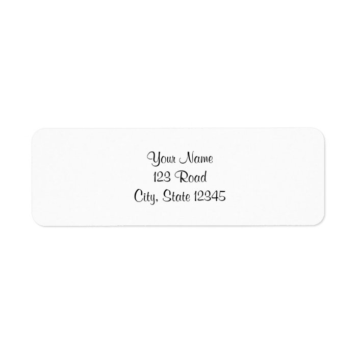 Customize It Solid Pattern Base Custom Return Address Labels