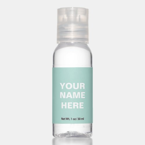 Customize it with your name _ Travel Bottle Set Hand Sanitizer