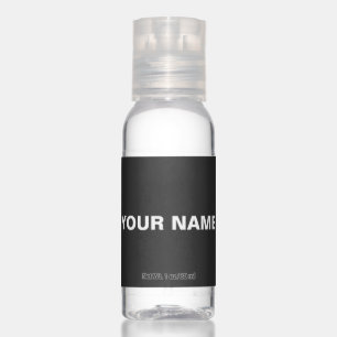 Customize it with your name - Travel Bottle Set Hand Sanitizer