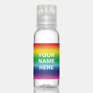 Customize it with your name - Travel Bottle Set Hand Sanitizer