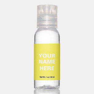 Customize it with your name - Travel Bottle Set Hand Sanitizer