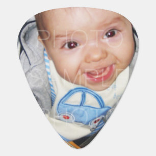 Customize it with Your photo and text Guitar pick