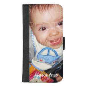 Customize it with Your photo and text iPhone 8/7 Plus Wallet Case