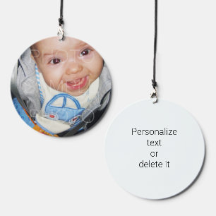 Customize it with Your photo and text Wind Chime