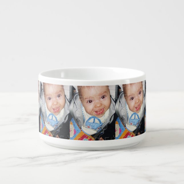 Customize it with Your photo Chili bowl (Center)