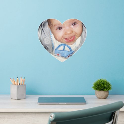 Customize it with Your photo heart Wall Decal